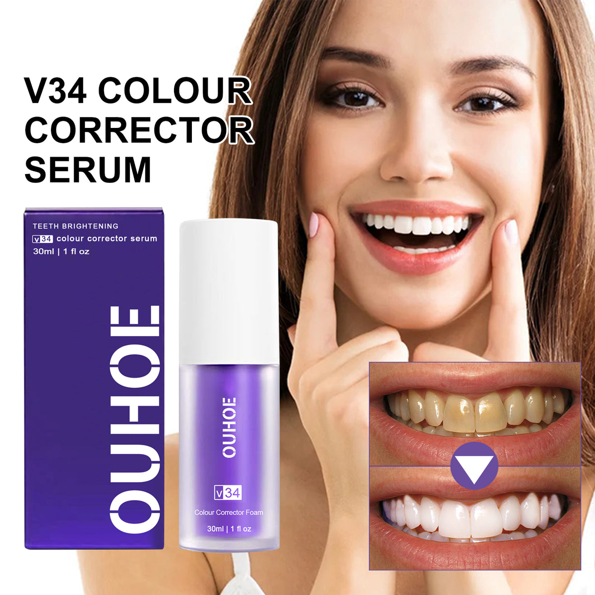 Brightening Tooth Serum 30ml - Dental Whitening Treatment