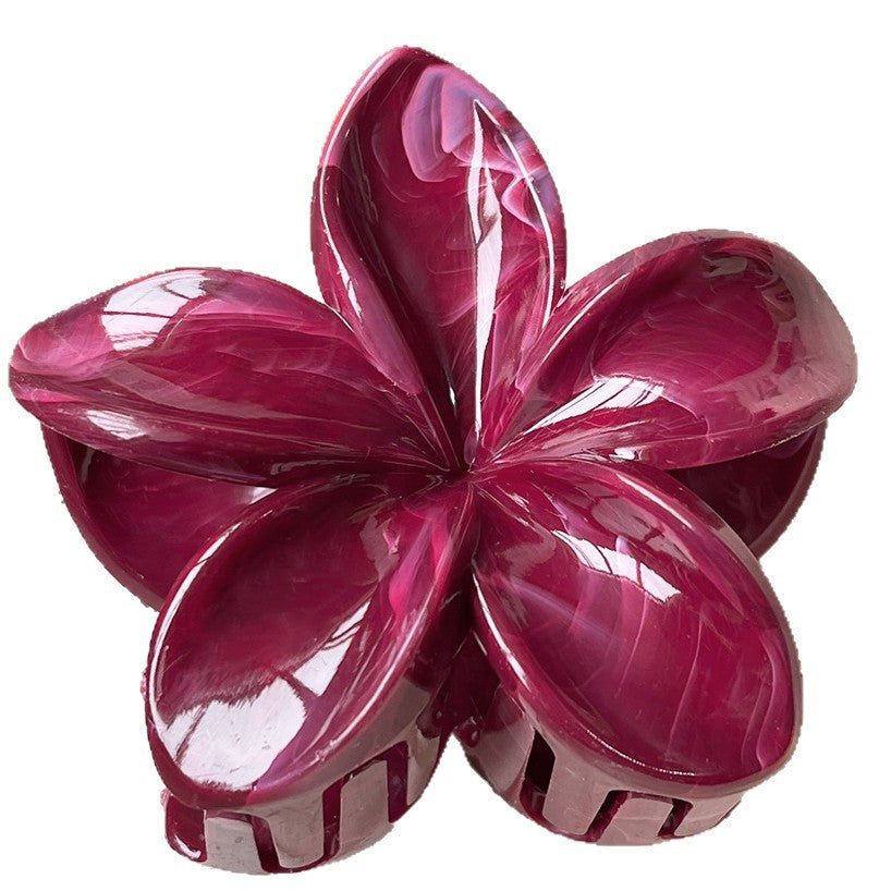 Large Floral Hair Clip for Women - Handmade Korean Style Hair Accessories with Variations