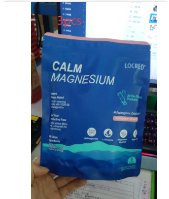Magnesium Glycinate Powder Drink Mix - Raspberry Lemon, 20 Packets
