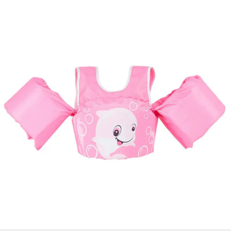 Toddler Swim Vest - Kids Life Jacket for 25-55 lbs, Pink