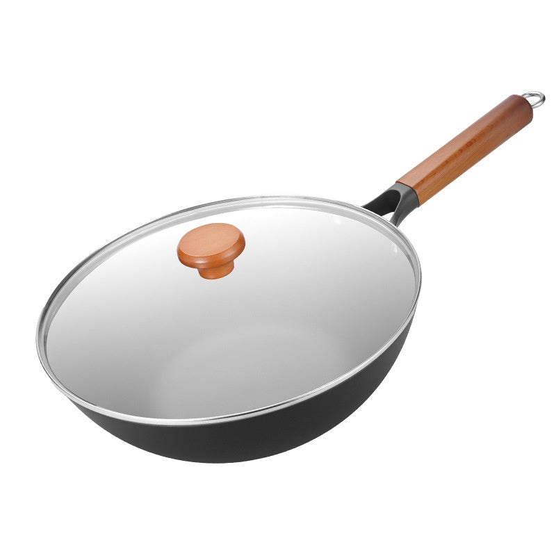 Titanium Alloy Nonstick Frying Pan Multi-Functional Cooking Pot 32cm 34cm