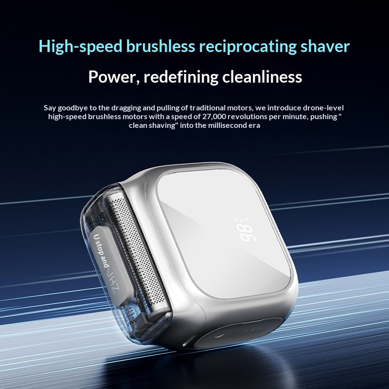 Reciprocating Electric Razor - Rechargeable 3-Head Shaver