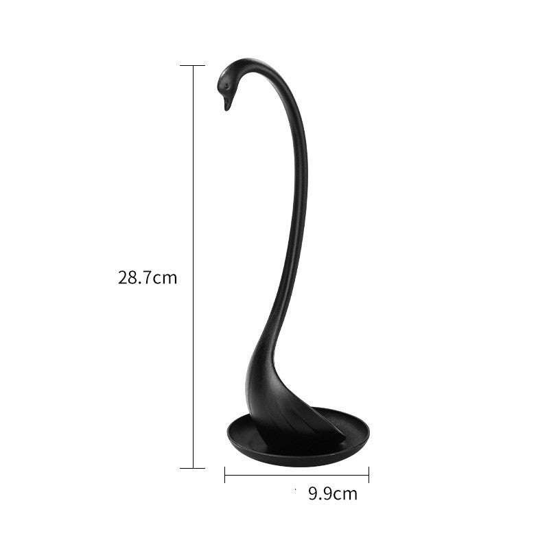Swan Can Stand Up Spoon with Tray Kitchen Utensil - Multiple Colors