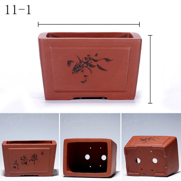 Purple Sand Flowerpot Tray for Yixing Pots - Garden & Home Storage