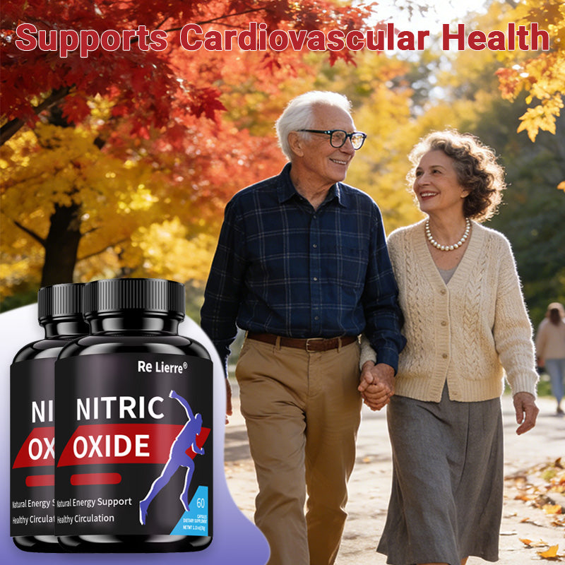 Nitric Oxide Supplement - L-Arginine & L-Citrulline Complex, 60 Capsules
