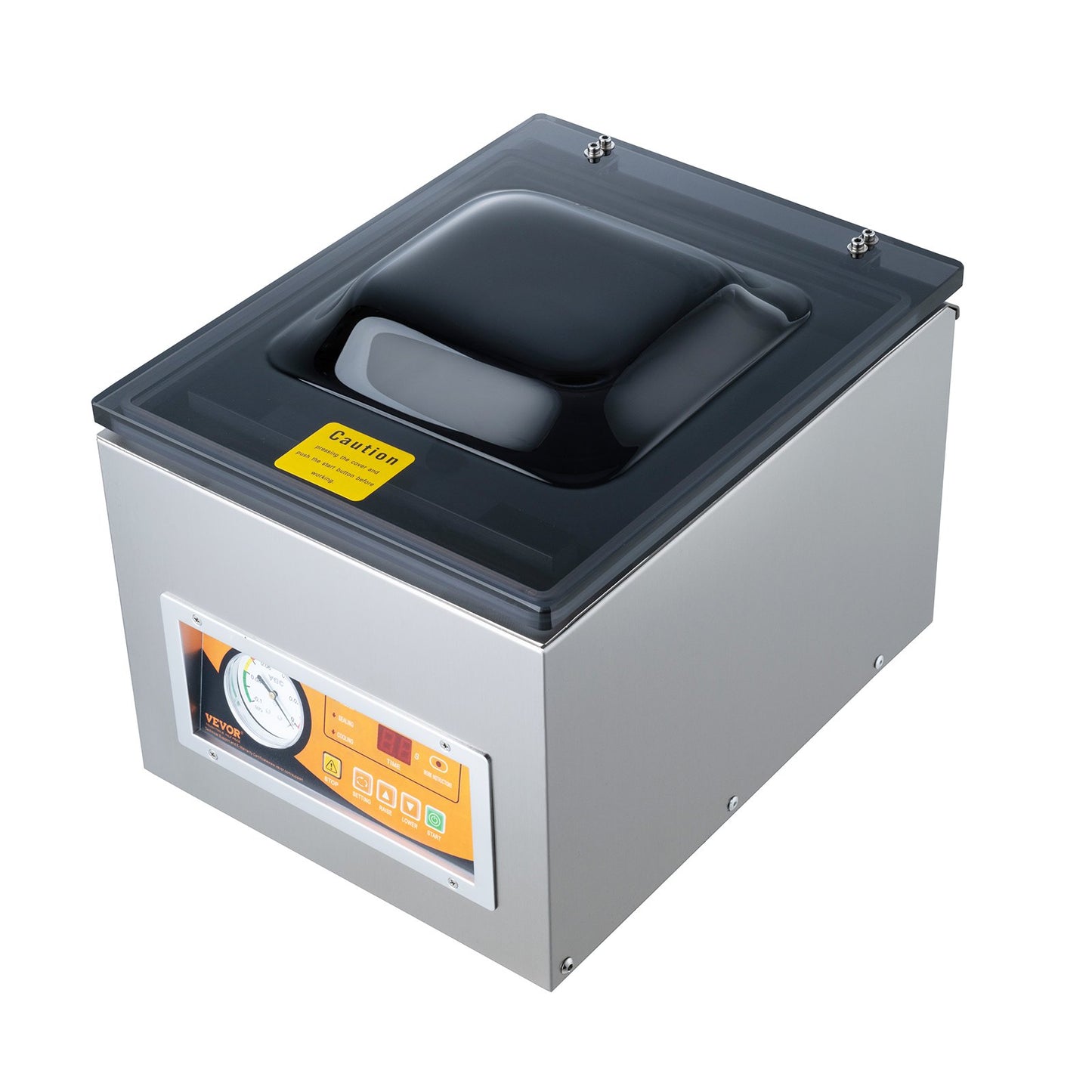 Vacuum Chamber Sealer 260W for Food Preservation and Commercial Use - Silver