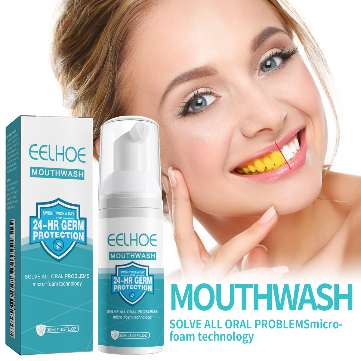 Tooth-Cleaning Mousse Toothpaste 30ml