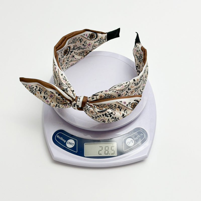 Paisley Satin Hair Band