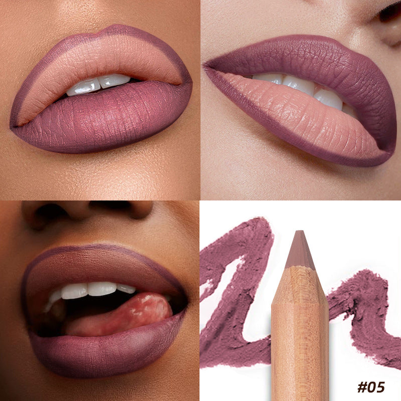 Matte Lip Liner Set 8 Colors Waterproof Natural Lipstick Makeup