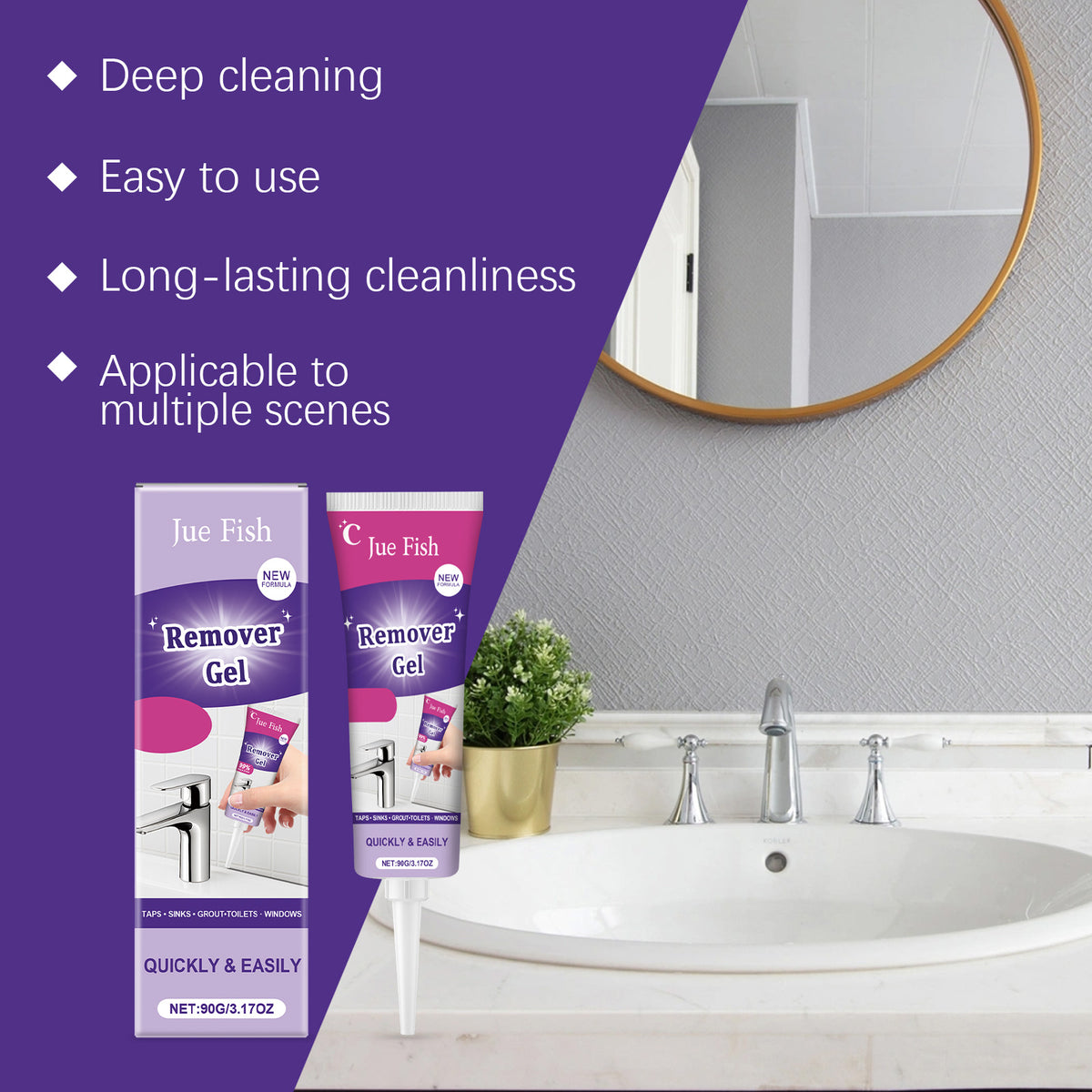 Kitchen Storage Cleaning Gel - Decontamination & Cleaning Gel 90g