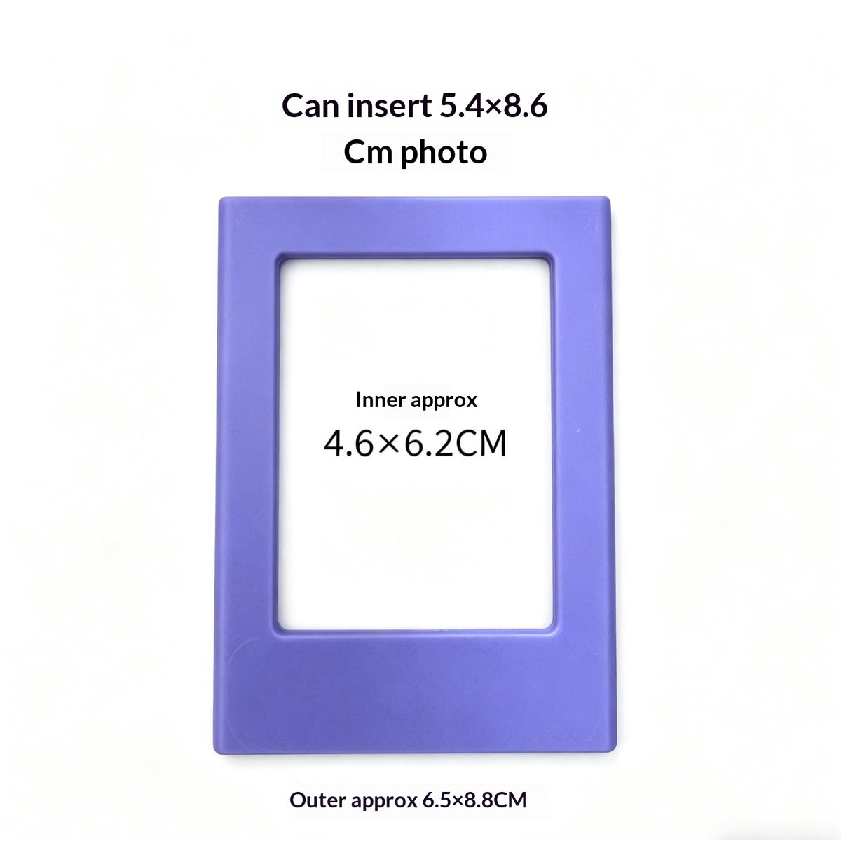 Magnetic DIY Transparent Photo Frame 3-inch for Home & Office Decor