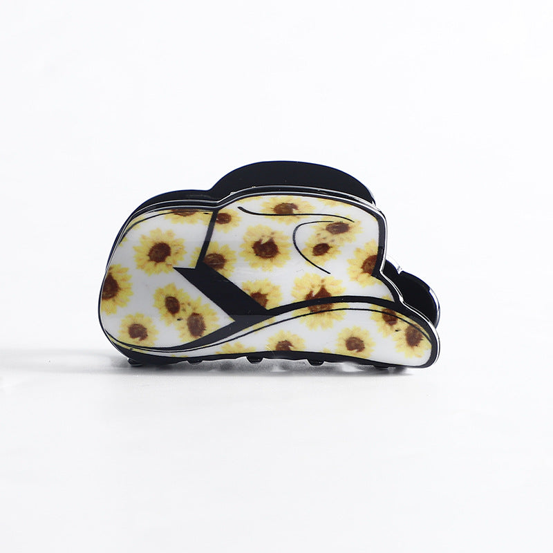 Retro Acrylic Barrettes - Multiple Colors