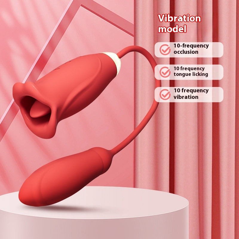 Wireless Remote Control Tongue Vibration Toy for Adults - Telescopic & Retractable