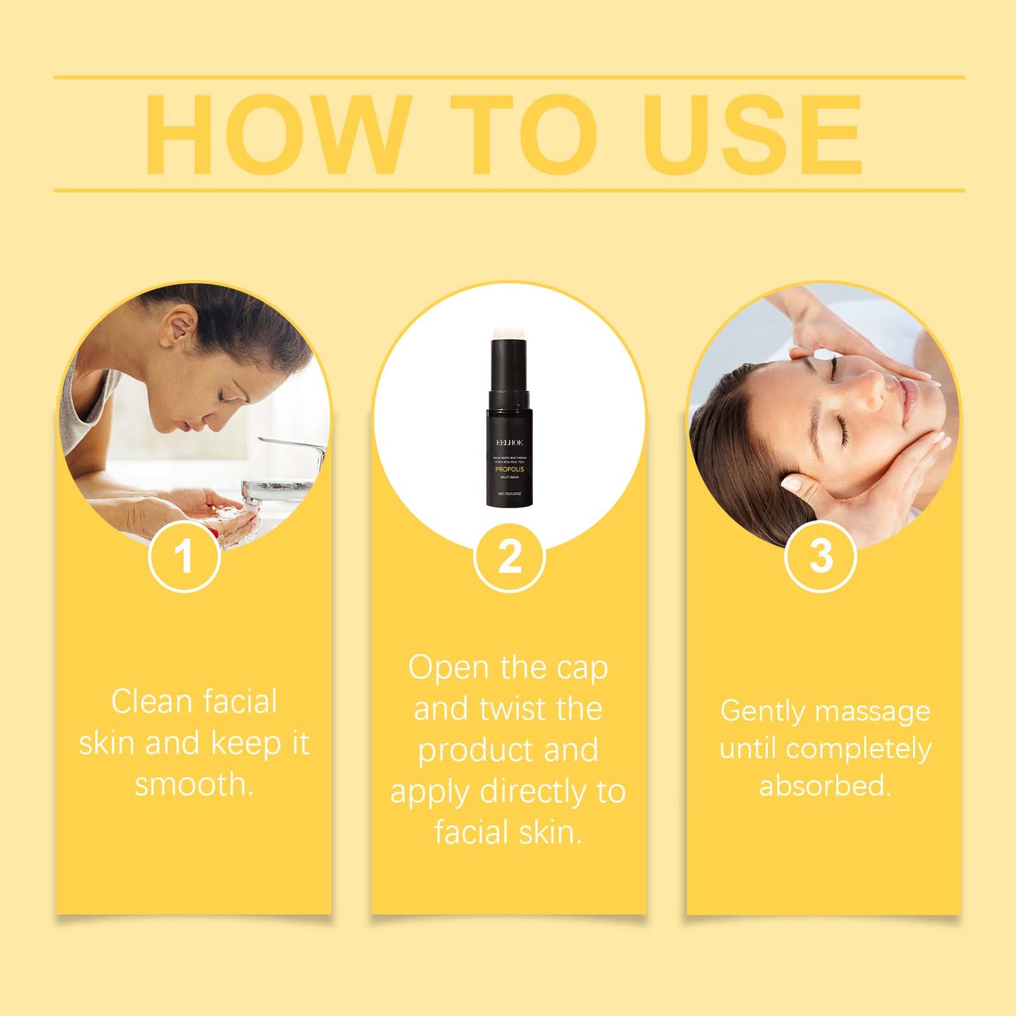 Propolis Firming Moisturizing Stick - Antioxidant Facial Care Balm
