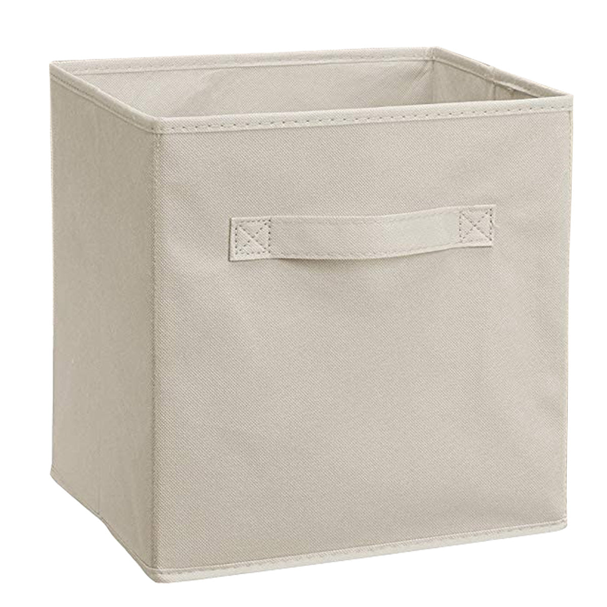 Multi-Color Fabric Storage Box with Lid – 27x27x28cm Wardrobe & Toy Organizer