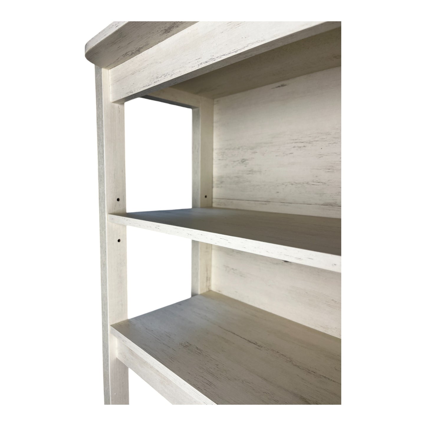 5-Tier Kitchen Packer Rack - White & Black Shelving Unit