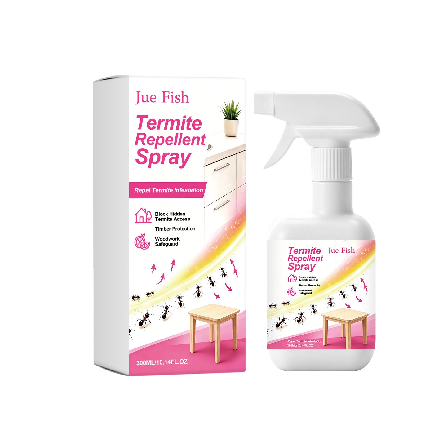 Termite Repellent Spray - 300ml Natural Insect & Pest Control Solution