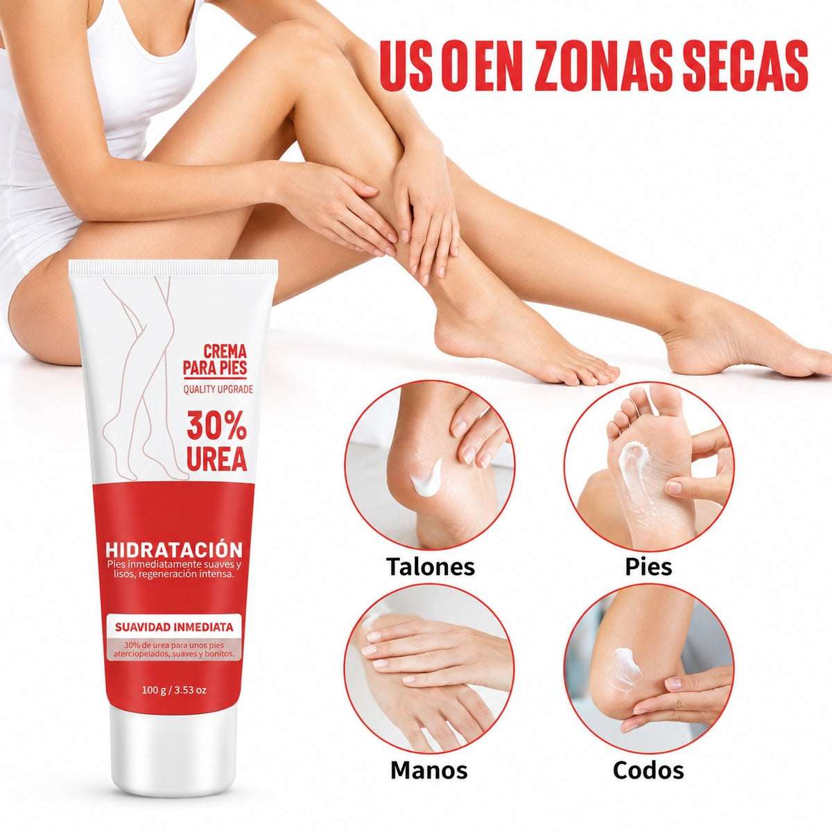 Urea Foot Cream for Cracked Heels – 50g Deep Hydration