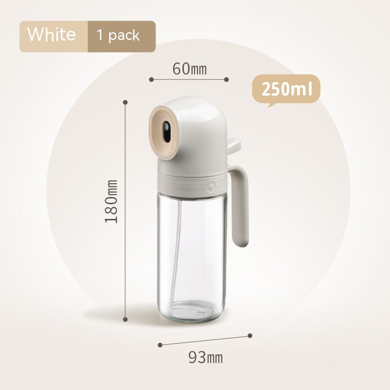 Glass Spray Oil Bottle Jar - Anti-Leakage Kitchen Oil Dispenser