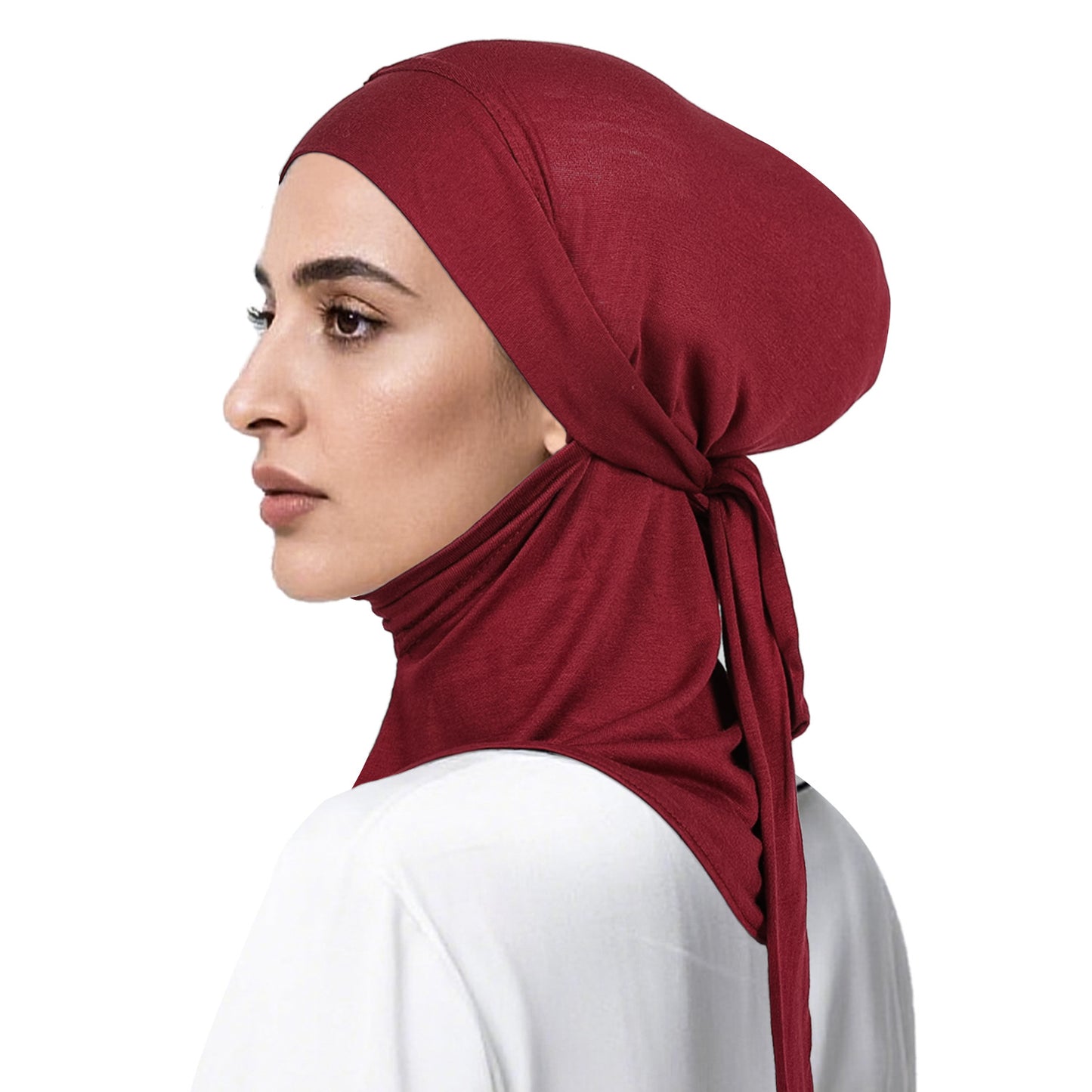 Women's Hand-Embroidered Polyester Headscarf - Sun Protection & Warmth