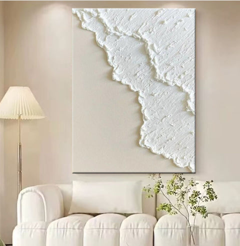Hand Painted 3D Oil Painting Wall Art - Framed or Frameless Options