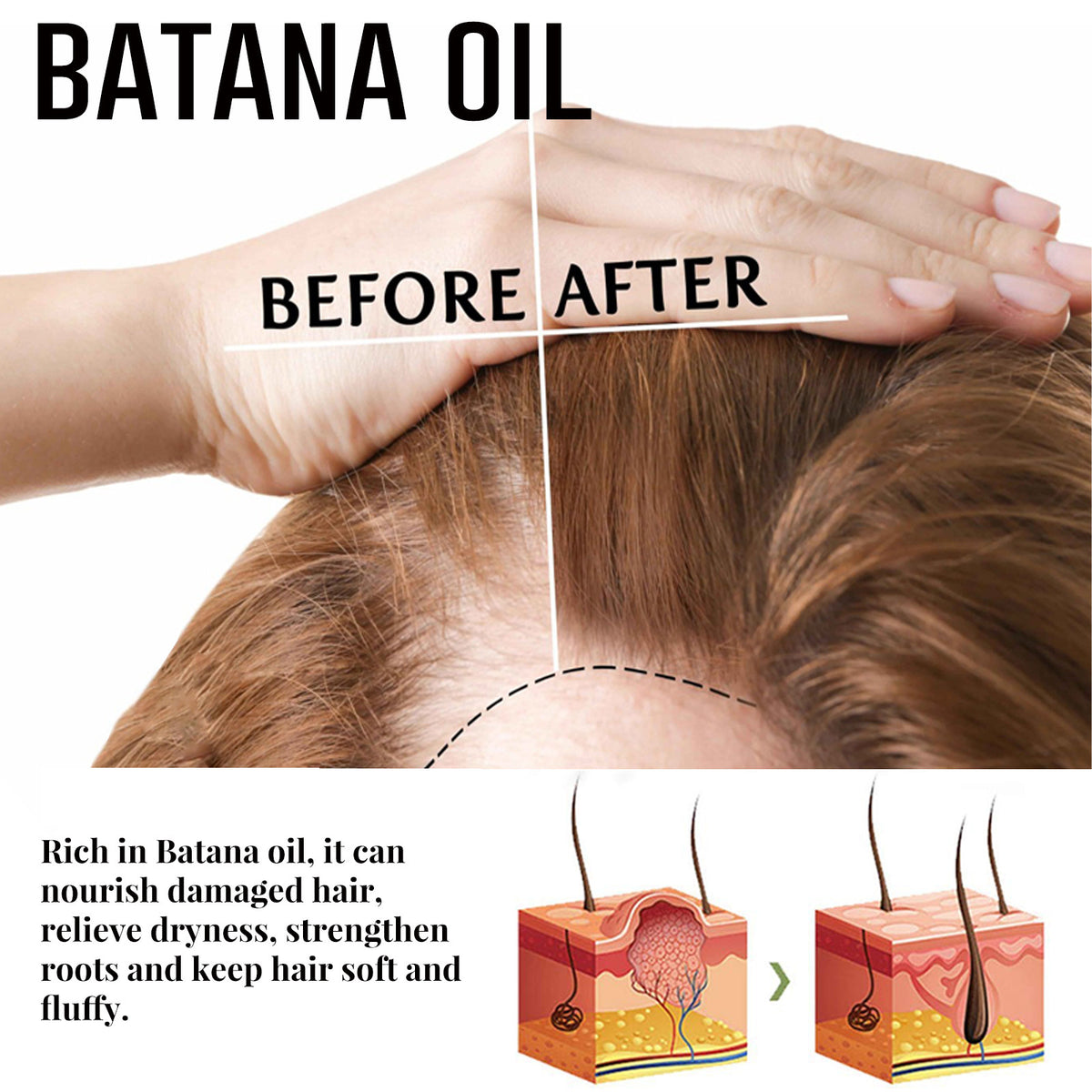 Batana Hair Care Mask Moisturizing Soft And Plump