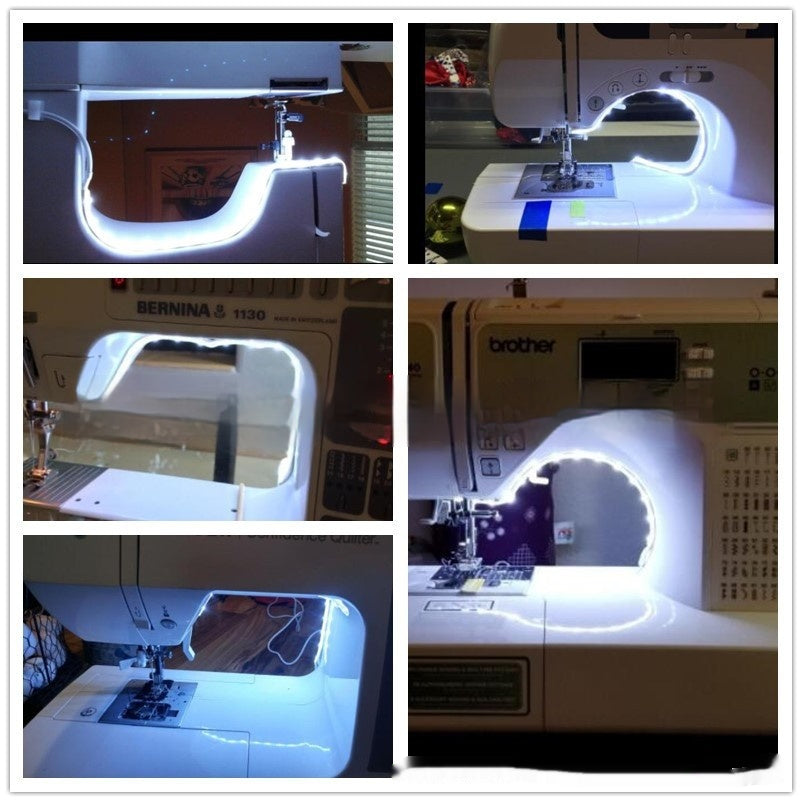 Flexible USB LED Sewing Machine Lamp Kit - 30cm Industrial Lighting