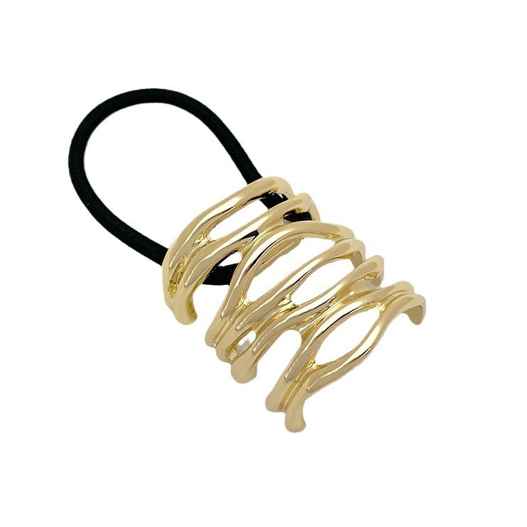 Alloy Ponytail Hair Rope - Simple Style