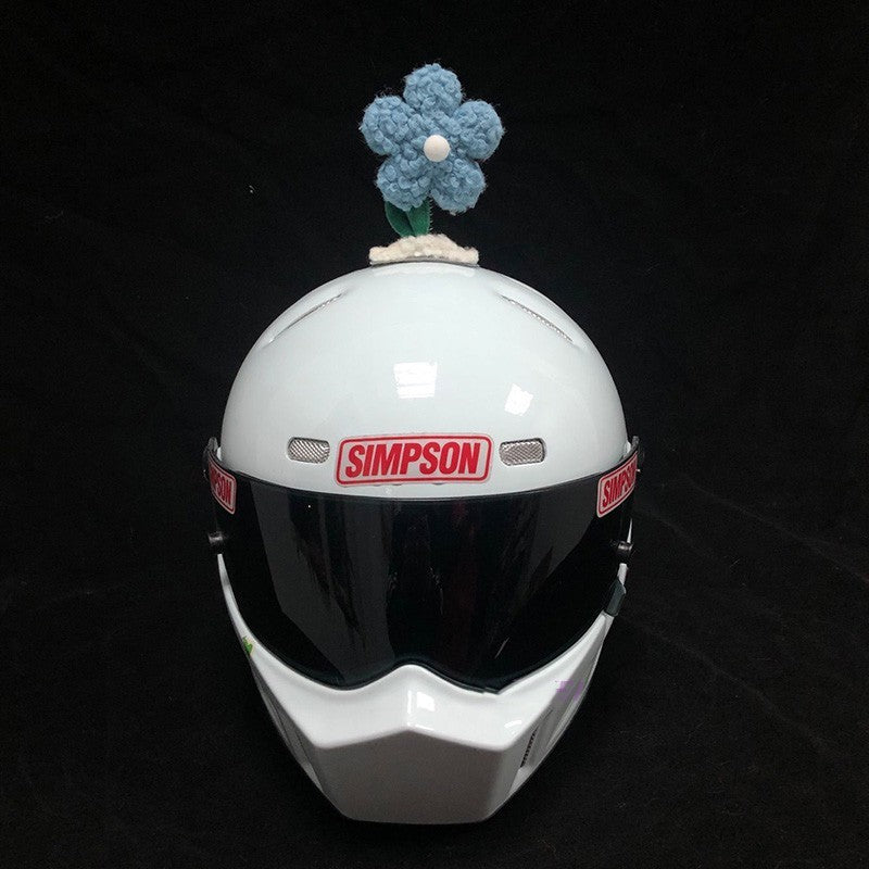 Decorative Sunflower Swing Flowers for Motorcycle Helmets - Home & Garden Accessory