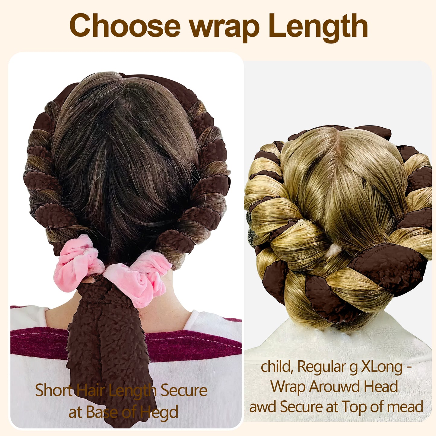 Satin Heatless Hair Curler Set - Overnight Frizz-Free Curling Rod