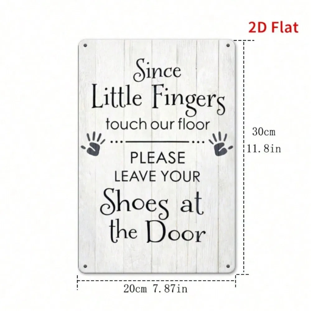 Metal Tin Wall Decoration - 20 cm x 20 cm