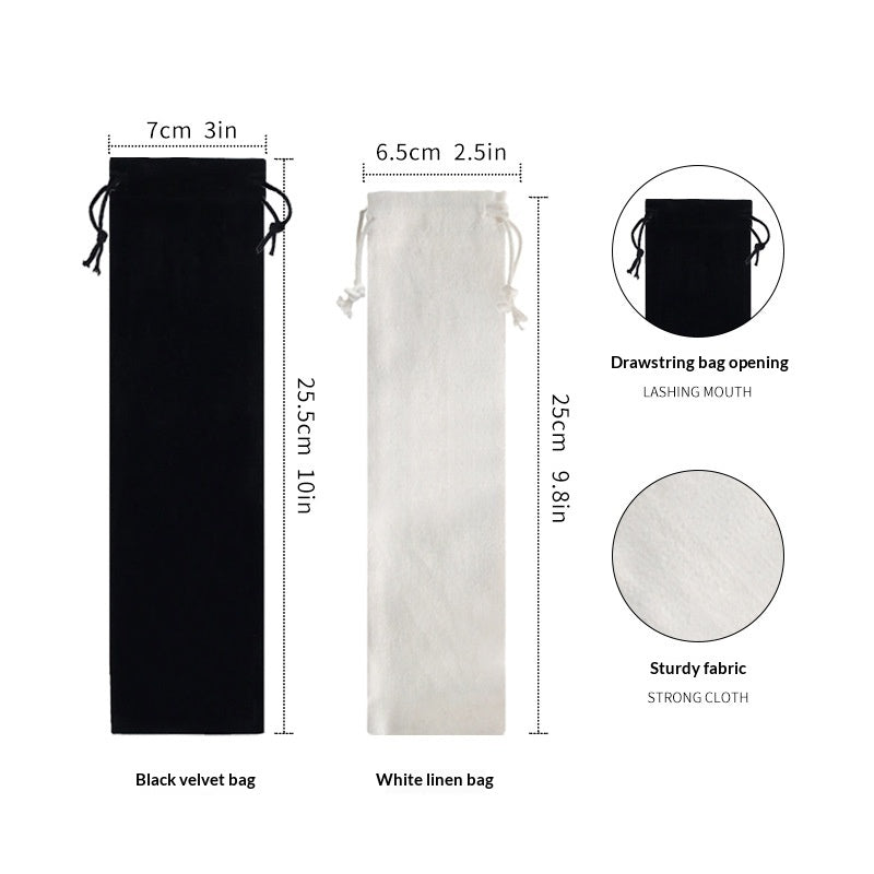 Stainless Steel Angled Straw Drinkware Set for Milk Tea and Beverages
