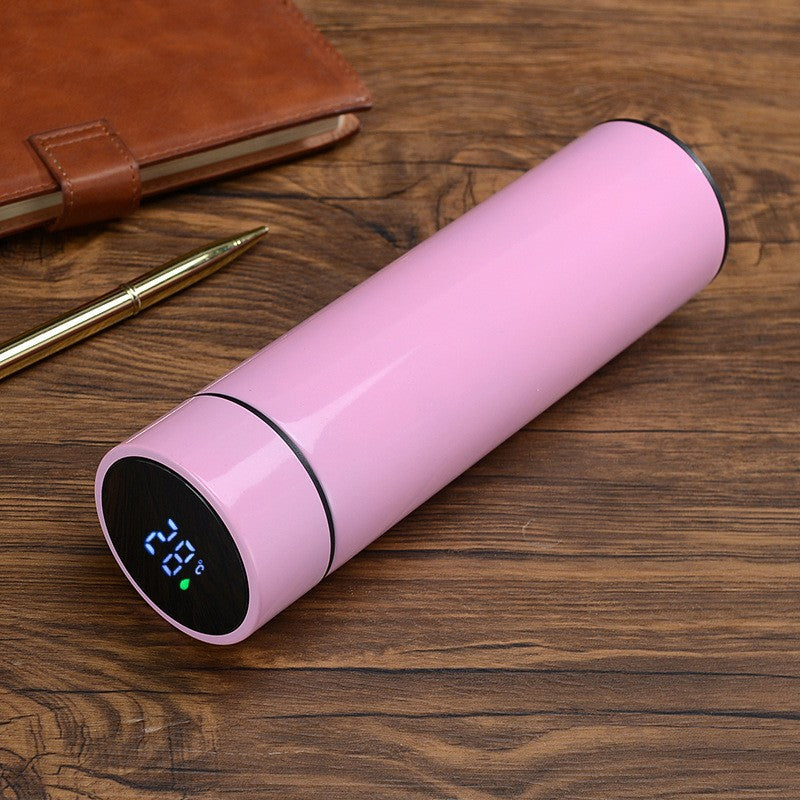 Digital Temperature Display Insulated Travel Mug - 450ML, Touch Control