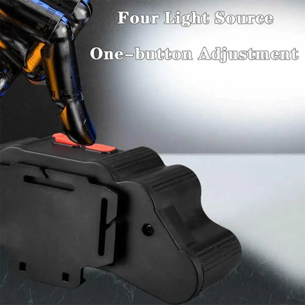 11 LED USB Rechargeable Flashlight - Built-in 18650 Battery
