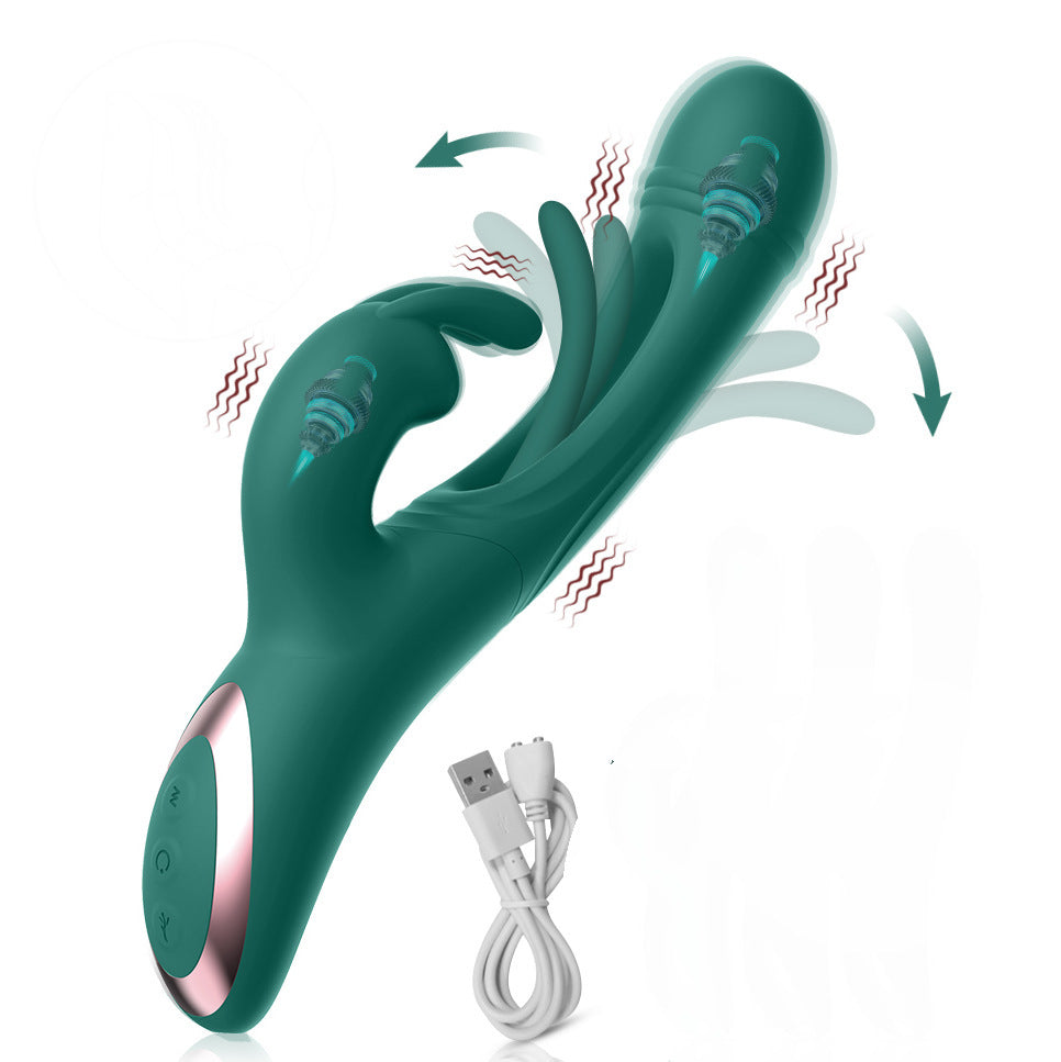 Women’s Bird-Shaped Double-Headed Vibrator Silicone Adult Toy for Wellness