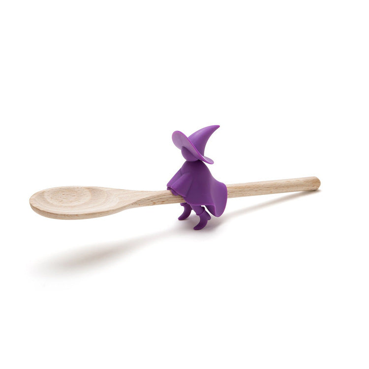 Silicone Pot Cover Spill Proof Kitchen Cooking Tool - Purple