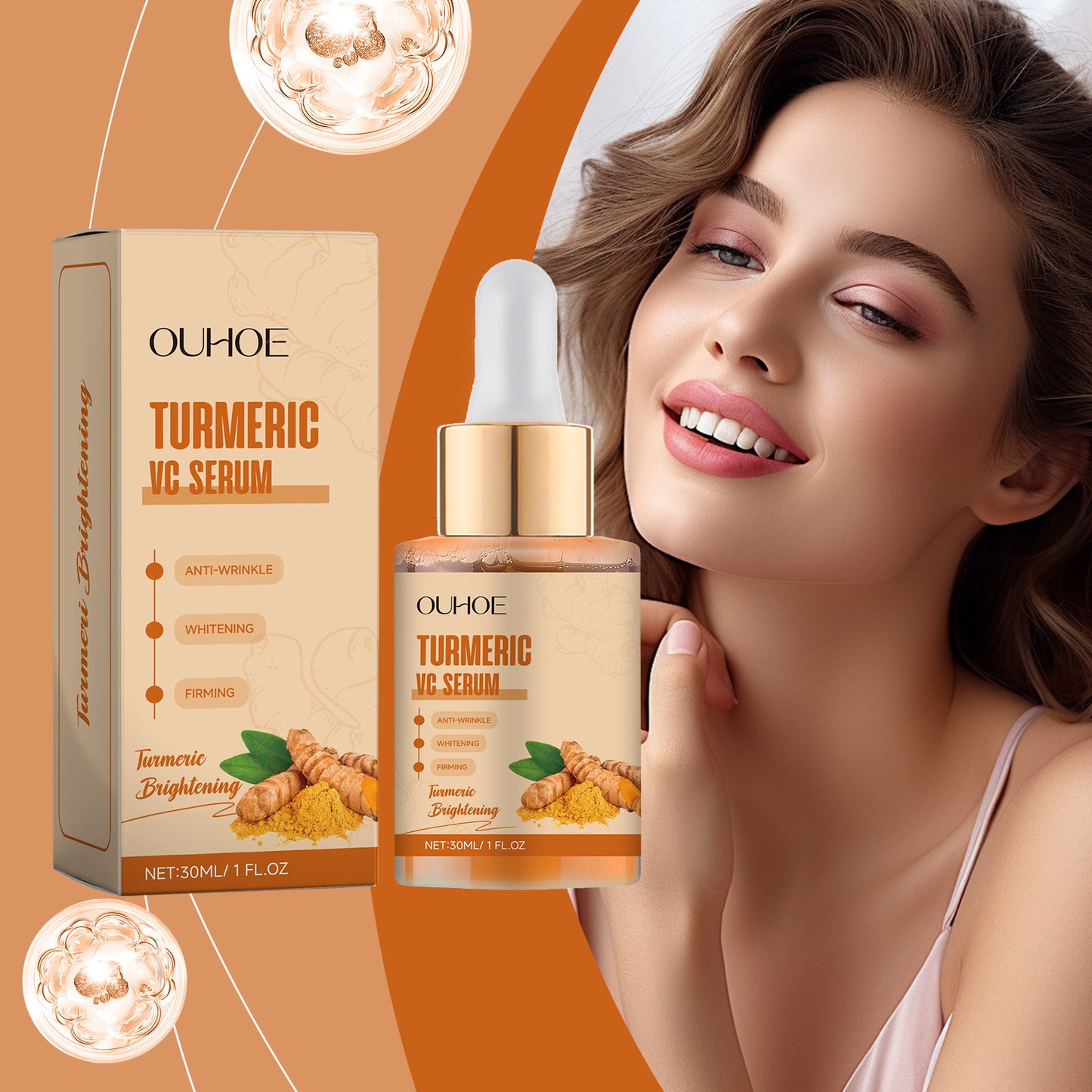 Turmeric Facial Hydrating Moisturizer - 30ML, Hydrating & Nourishing Skin Care