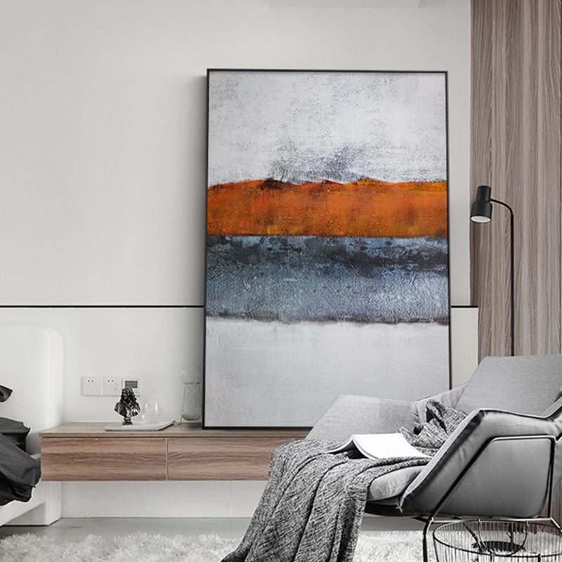 Scandinavian Abstract Gray Wall Art Canvas Poster Modern Home Decor
