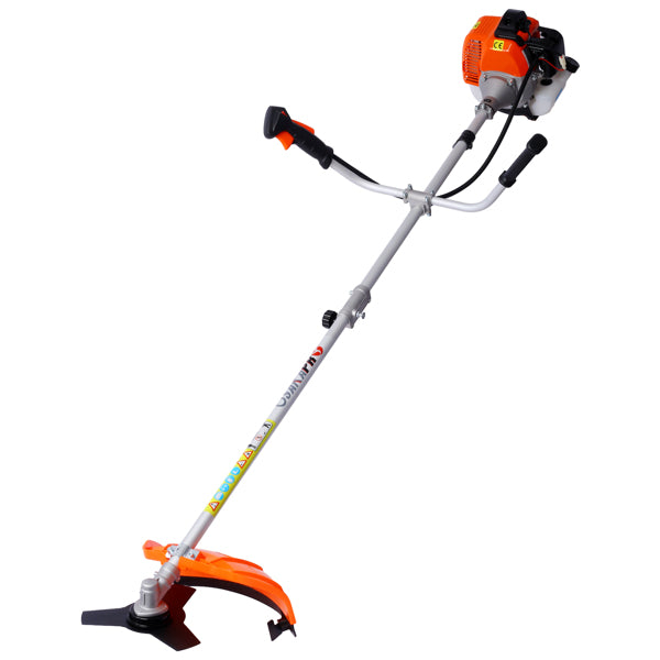 52cc Gasoline Lawn Mower with 2-in-1 Function, 10-inch Cutting Width, Rubber Handle