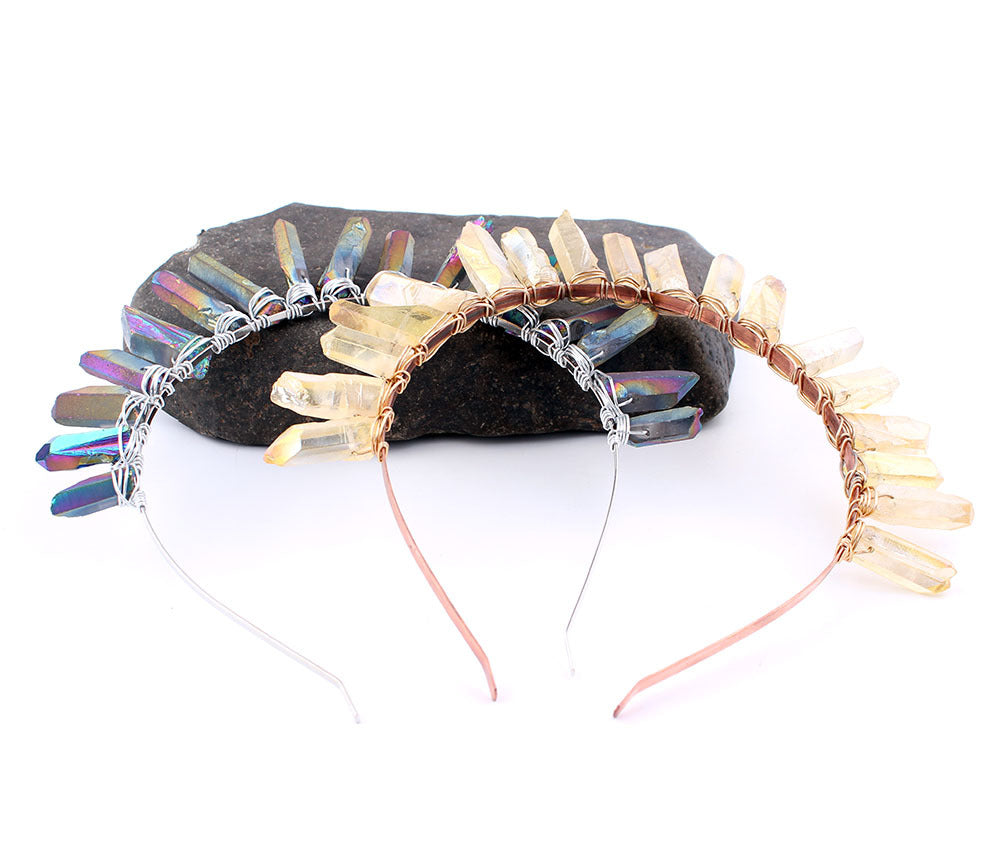 Crystal Headband - Vintage Crown Style Headdress