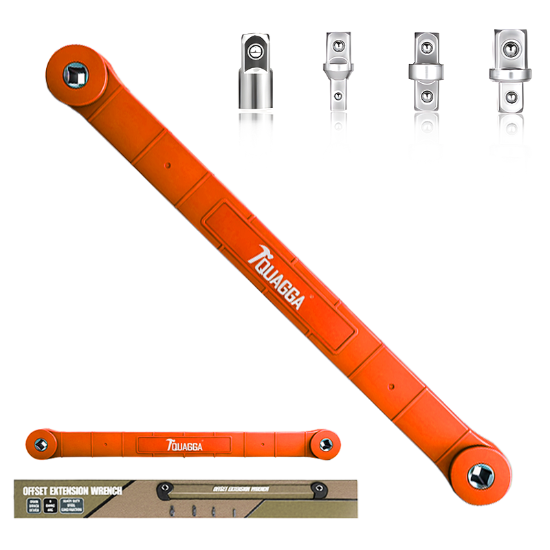Offset Extension Wrench Set for Impact Tools - 3 Piece, Slim Profile, Heavy Duty
