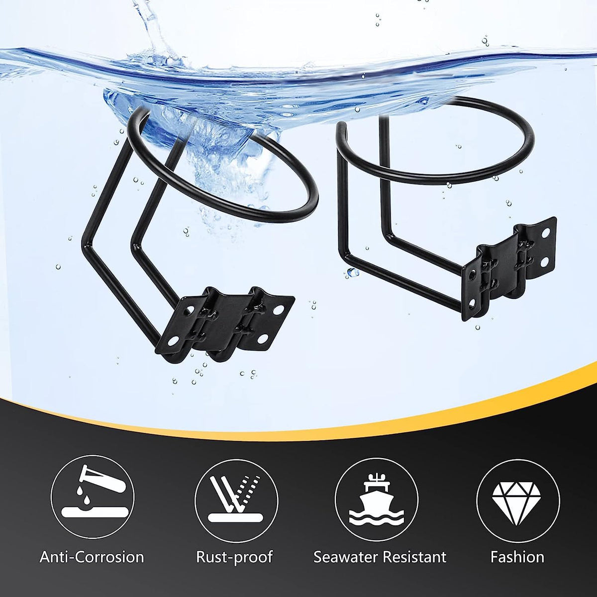 Car Water Cup Holder Beverage Bottle Bracket Metal Drink Holder for Vehicles