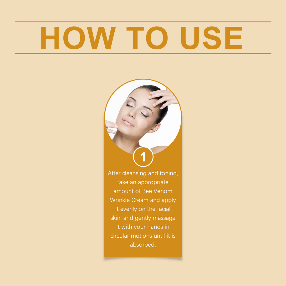 Bee Venom Anti-Wrinkle Facial Cream 20g - Skin Tightening & Moisturizing