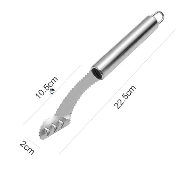 Pepper Core Remover Tool - Silver, 22.5cm Kitchen Accessory