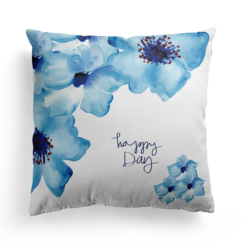 Minimalist Marble Texture Pillowcase for Living Room & Bedroom - 45x45 cm