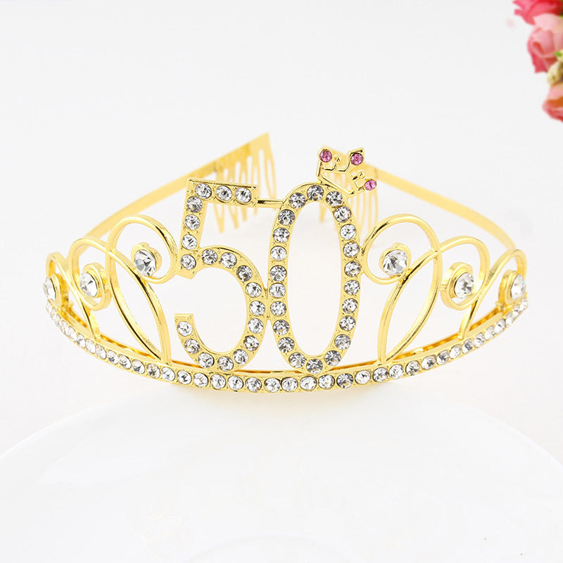 Diamond Crown Hair Clip - Multiple Colors