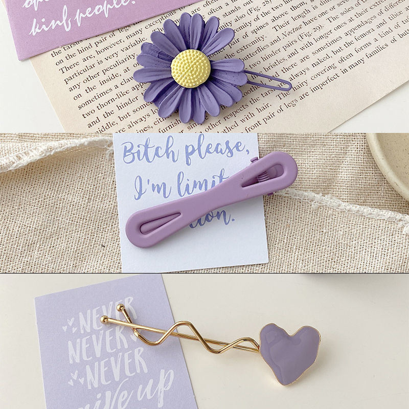 Purple Hairpin Set - 5 Pieces