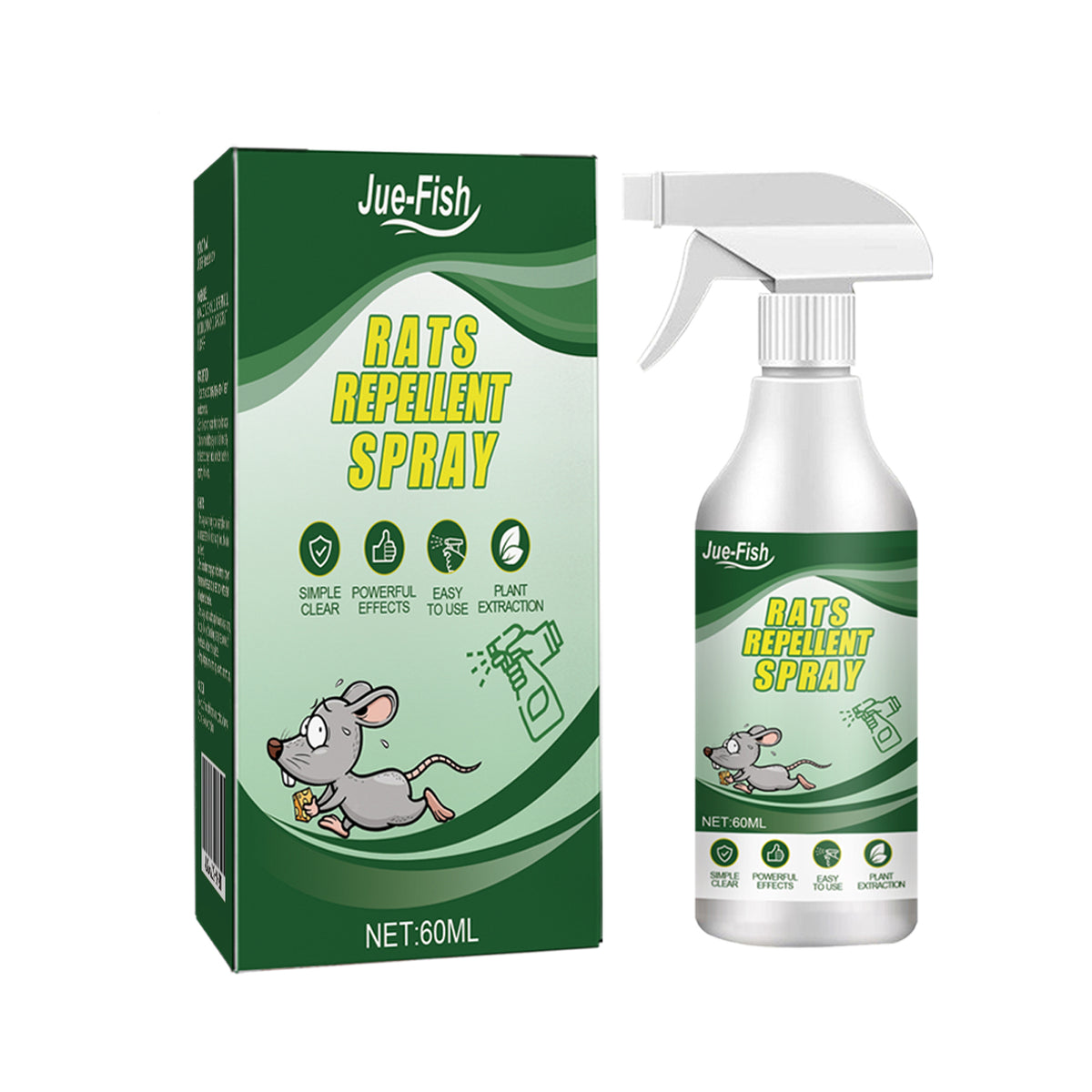 Rat Repellent Spray 60ml Pest Control for Kitchen Storage