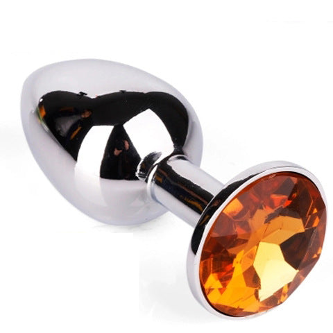 Adult Steel Butt Plug - Large, Medium & Small Sizes, Silver Metal Anal Toy