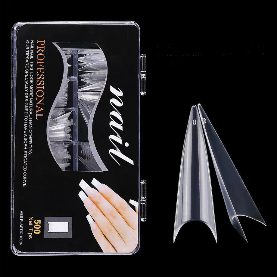 Nail Art Sheets - Long Pointed Fake Nails for Salon & DIY - 100 or 500 Pieces